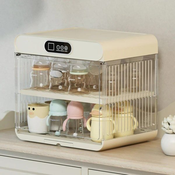 Efficient Baby Bottle Sterilizer with Storage Box and Rack - Perfect for Busy Parents - Image 2