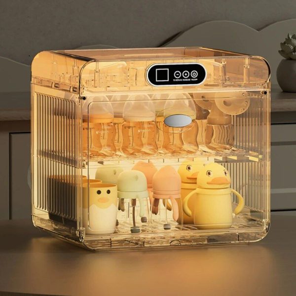 Efficient Baby Bottle Sterilizer with Storage Box and Rack - Perfect for Busy Parents - Image 4