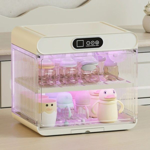 Efficient Baby Bottle Sterilizer with Storage Box and Rack - Perfect for Busy Parents - Image 3