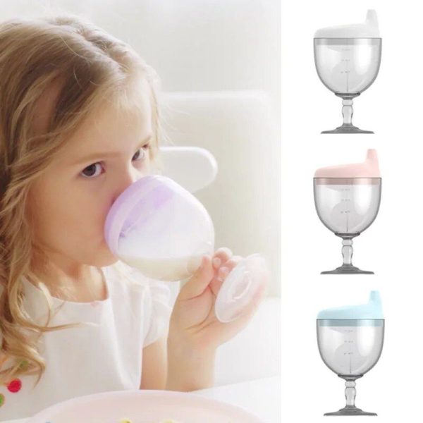 Chic 150ml Goblet-Style Baby Drinking Bottle - Safe, Leak-Proof & Kid-Friendly - Image 3