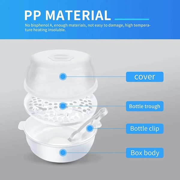 High-Efficiency Microwave Baby Bottle Steam Sterilizer - Image 3