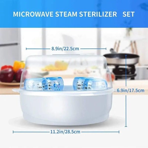 High-Efficiency Microwave Baby Bottle Steam Sterilizer - Image 7