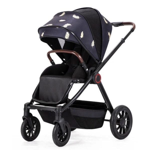 Versatile High-View Baby Stroller - Lightweight, Foldable, and Shock-Absorbing for Travel and Everyday Use - Image 5