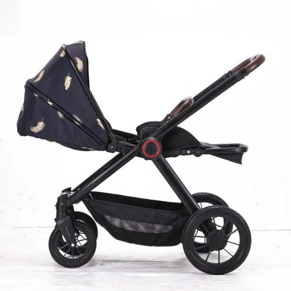 Versatile High-View Baby Stroller - Lightweight, Foldable, and Shock-Absorbing for Travel and Everyday Use - Image 6