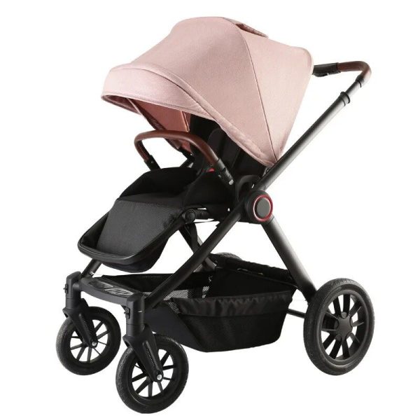 Versatile High-View Baby Stroller - Lightweight, Foldable, and Shock-Absorbing for Travel and Everyday Use - Image 3