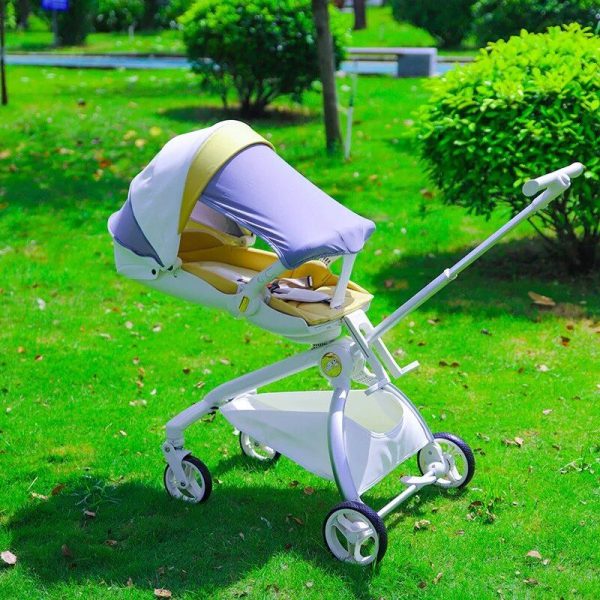 Versatile 2-in-1 Baby Stroller - Recline & Sit, Foldable, High Landscape, Dual-Direction Infant Trolley - Image 3