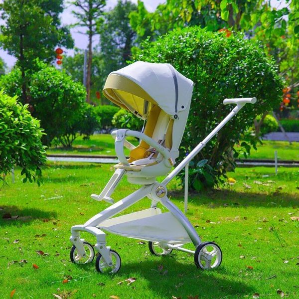 Versatile 2-in-1 Baby Stroller - Recline & Sit, Foldable, High Landscape, Dual-Direction Infant Trolley - Image 5