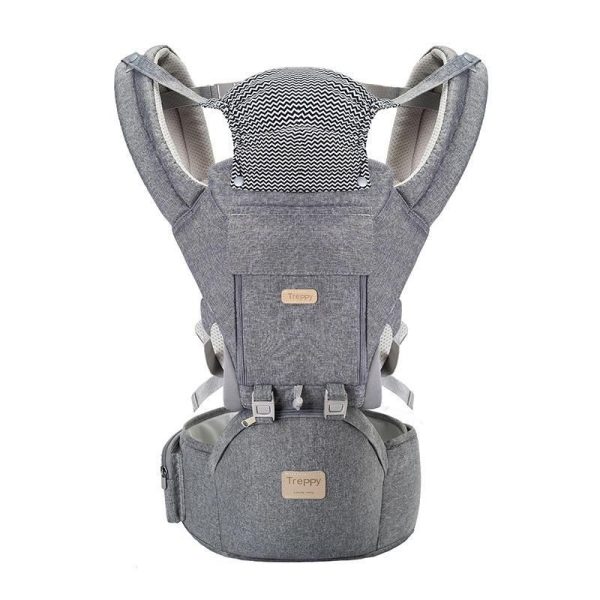 Versatile 5-in-1 Baby Carrier - Ergonomic All-Position Sling for Infants and Toddlers, 7-35 lbs