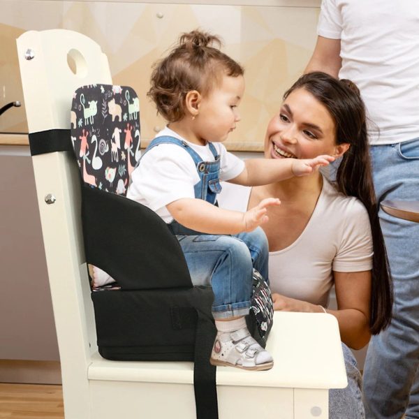 Portable Kids Dining Booster Seat Cushion with Anti-Slip Mat - Image 3