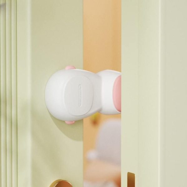 360° Rotating Baby Safety Door Stopper - Finger Pinch Guard for Child & Pet Safety